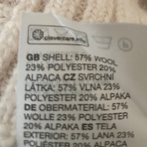 & Other Stories Wool Blend Oversized Cardigan - Picture 8 of 9